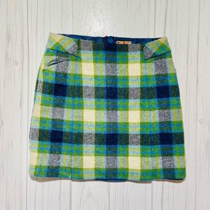 Boden Plaid Skirt